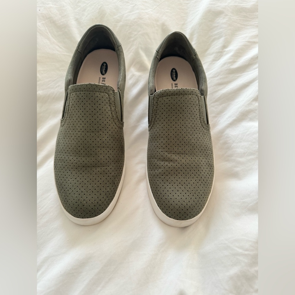 Dr. Scholl’s Madison slip on sneaker, olive green